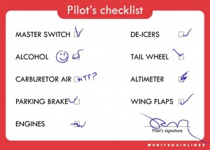 Dronken Piloot (checklist)