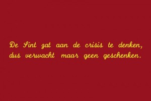 Sint in crisis 1