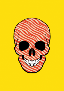 Baconized skull