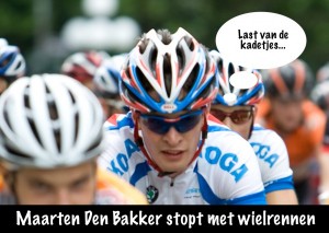 Maarten Den Bakker stopt met wielrennen