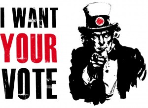 I want your vote