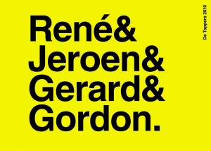 René, Jeroen, Gerard en Gordon.