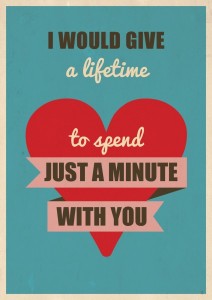 Just a minute with you