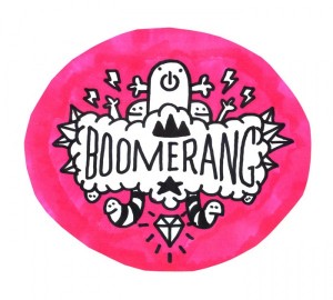 Boomerang Guerilla Picnic-Sticker II