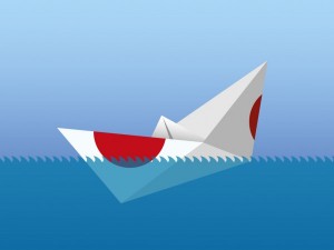 Origami sinking