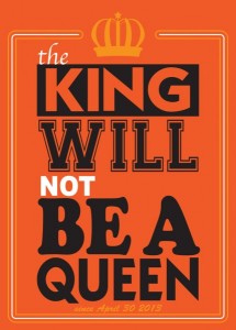The king Will not Bea queen