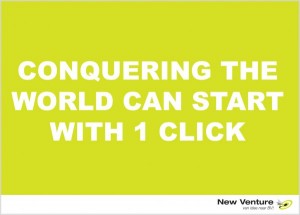 Conquering the world can start with 1 click