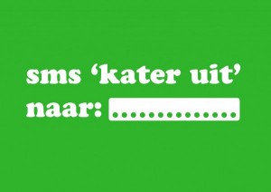 sms kater uit