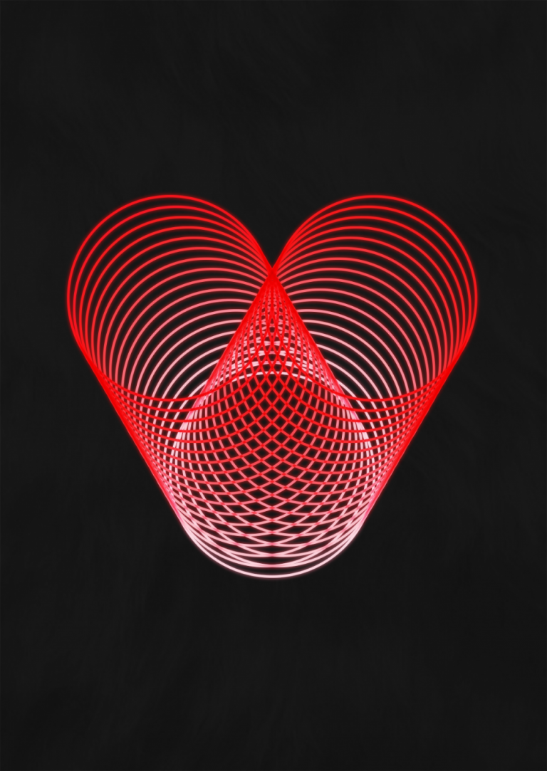 Circular love  boomerang cards Circular love  boomerang cards