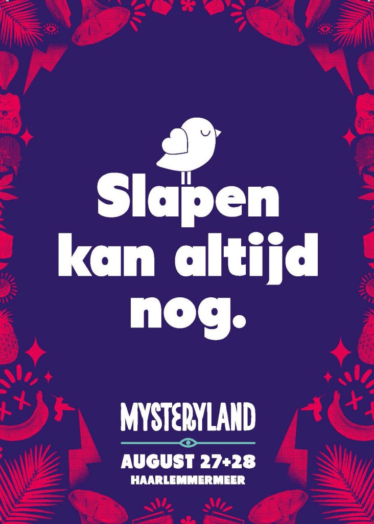 Slapen Kan Altijd Nog Slapen Kan Altijd Nog. (Mysteryland) - Boomerang Cards
