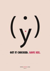 get it checked. save sex. (i save sex, ggd haaglanden)