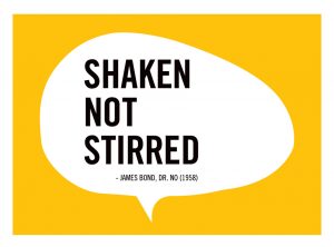 shaken not stirred (pathÃƒÂ©)